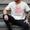 Read Your Heart Out Book Escape Into Stories Men's Comfort Colors T-Shirt Ivory