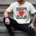 Read Your Heart Out Teacher Valentines Book Lover Men's Comfort Colors T-Shirt Ivory