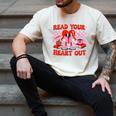 Read Your Heart Out Valentine Reading Book Kid Teacher Men's Comfort Colors T-Shirt Ivory