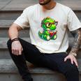 Readasaurus Reading Dinosaur Book Reader Bookworm Men's Comfort Colors T-Shirt Ivory