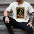 The Reader Tarot Card Book Lover Skeleton Art Goth Style Men's Comfort Colors T-Shirt Ivory The Reader Tarot Card Book Lover Skeleton Art Goth Style Men's Comfort Colors T-Shirt Ivory