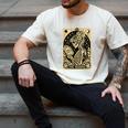 The Reader Tarot Card Book Lover Skeleton Reading Book Men's Comfort Colors T-Shirt Ivory The Reader Tarot Card Book Lover Skeleton Reading Book Men's Comfort Colors T-Shirt Ivory