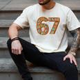 Reading 67 Six Seven Meme Teacher Book Lover Bookshelf Men's Comfort Colors T-Shirt Ivory