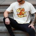 Reading Dragon Book Lover Bookworm Reader Men's Comfort Colors T-Shirt Ivory