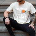 Reading Is My Favorite Sport Reading Book Lover Reader Men's Comfort Colors T-Shirt Ivory