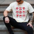 Reading Heart Book Valentines Day Teacher Women Girl Men's Comfort Colors T-Shirt Ivory