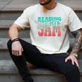 Reading Is My Jam Book Lover Bookworm Teacher Library Reader Men's Comfort Colors T-Shirt Ivory Reading Is My Jam Book Lover Bookworm Teacher Library Reader Men's Comfort Colors T-Shirt Ivory