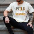 Reading Lover Apparel Wild About Reading Reading Books Men's Comfort Colors T-Shirt Ivory