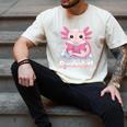 Readsalotl Axolotl Reading Cute Book Lover Bookworm Men's Comfort Colors T-Shirt Ivory