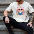 Readsolotl Axolotl Reading Book Lover Kawaii Bookworms Men's Comfort Colors T-Shirt Ivory
