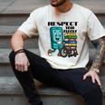 Respect Elders Cellphone Pushing Books In a Wheelchair Men's Comfort Colors T-Shirt Ivory