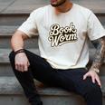Retro Book Worm Reading For Book Lovers Men's Comfort Colors T-Shirt Ivory Retro Book Worm Reading For Book Lovers Men's Comfort Colors T-Shirt Ivory