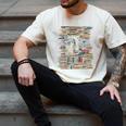 RtY Book Man Graphic Eyes Colorful Art Small Men's Comfort Colors T-Shirt Ivory