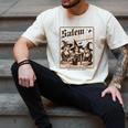 Salem Book Club Bookish Halloween Retro Salem Witch Book Men's Comfort Colors T-Shirt Ivory
