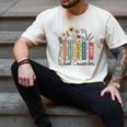 School Counselor Wildflower Book School Counseling Life Men's Comfort Colors T-Shirt Ivory