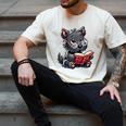 Scottish Terrier Reading a Book Dog Men's Comfort Colors T-Shirt Ivory