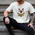 Siamese Cat Reading Book How To Train Your Human Humorous Men's Comfort Colors T-Shirt Ivory