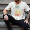 This Is My Sigma Shirt Male Lone Wolf Minimalist Introvert Men's Comfort Colors T-Shirt Ivory