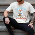 Silly Goose With Books Teacher Club School Educator Men's Comfort Colors T-Shirt Ivory Silly Goose With Books Teacher Club School Educator Men's Comfort Colors T-Shirt Ivory