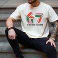 Six Seven 67 If You Know You Know 6 7 Reading Books Men's Comfort Colors T-Shirt Ivory