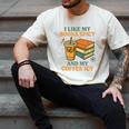 Spicy Books And Iced Coffee Book Lover Smut Reader Men's Comfort Colors T-Shirt Ivory