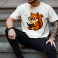 Squirrel Reading Book Lover Men's Comfort Colors T-Shirt Ivory Squirrel Reading Book Lover Men's Comfort Colors T-Shirt Ivory