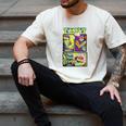 Teenage Mutant Ninja Turtles Retro Neon Comic Book Panels Men's Comfort Colors T-Shirt Ivory