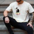 That's What I Do I Pet Cat I Read Books Tuxedo Cat Bookworm Men's Comfort Colors T-Shirt Ivory