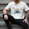 That’s What I Do Pet Cats Read Books Forget Things Flower Men's Comfort Colors T-Shirt Ivory