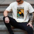 That's What I Do I Read Books I Drink Wine And I Know Things Men's Comfort Colors T-Shirt Ivory