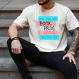 Threadless Grey Sky Chai Trans Book Pride Graphic Men's Comfort Colors T-Shirt Ivory
