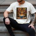 History Month Black Afro Girl Women Book Lovers Flower Men's Comfort Colors T-Shirt Ivory