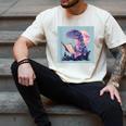 Trex Reading Book Dinosaur Men's Comfort Colors T-Shirt Ivory Trex Reading Book Dinosaur Men's Comfort Colors T-Shirt Ivory