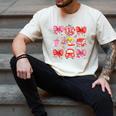 Valentine Cupid Coquette Pink Bow Apple Books Teacher Men's Comfort Colors T-Shirt Ivory Valentine Cupid Coquette Pink Bow Apple Books Teacher Men's Comfort Colors T-Shirt Ivory