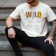 Wild About Reading Book Lover Bookworm Library Day Men's Comfort Colors T-Shirt Ivory