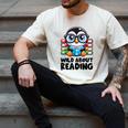 Wild About Reading Book Lover Penguin Men's Comfort Colors T-Shirt Ivory Wild About Reading Book Lover Penguin Men's Comfort Colors T-Shirt Ivory