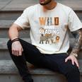Wild About Reading Book Reader Book Nerd Book Reading Lover Premium Tri-Blend Men's Comfort Colors T-Shirt Ivory
