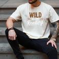 Wild About Reading Books Reader Lover Bookworm Leopard Print Men's Comfort Colors T-Shirt Ivory Wild About Reading Books Reader Lover Bookworm Leopard Print Men's Comfort Colors T-Shirt Ivory