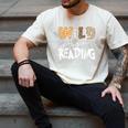 WILD ABOUT READING Reading Books Bookworm Library Day Men's Comfort Colors T-Shirt Ivory