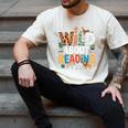 Wild About Reading Zoo Animals Books Reader Lover Men's Comfort Colors T-Shirt Ivory