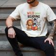 Wild About Reading Zoo Animals For Bookworm Book Reader Men's Comfort Colors T-Shirt Ivory