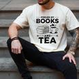 Women's Fueled By Books And Tea Book Lover Bookworm Reading Books Men's Comfort Colors T-Shirt Ivory Women's Fueled By Books And Tea Book Lover Bookworm Reading Books Men's Comfort Colors T-Shirt Ivory