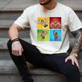 Wrestling Comic Book Wrestler Mexican Lucha Libre Mask Men's Comfort Colors T-Shirt Ivory
