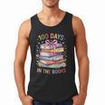 100 Days In The Books Cute Book 100 Days Of School Teachers Men Tank Top