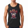 Adorable Book Lover Cowboy With Reading Glasses Cute Men Tank Top