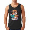 Adorable Book Lover Mallard Duck With Reading Glasses Cute Men Tank Top Adorable Book Lover Mallard Duck With Reading Glasses Cute Men Tank Top