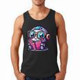 Adorable Book Lover Robot With Reading Glasses Cute Men Tank Top Adorable Book Lover Robot With Reading Glasses Cute Men Tank Top