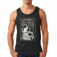 Anti-Social Book-Club Cat Graphic Men Tank Top