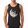 Astronaut Reading Book To Alien Moon Space Book Lover Men Men Tank Top
