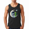 Astronaut Reading Book To Alien Shirt Moon Space Lover Kids Men Tank Top